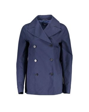 GANT Blu Cotton Jacket - Blue
