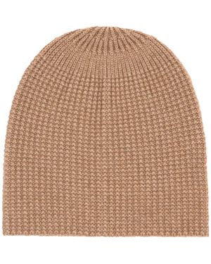 Carolina Amato Emma Cashmere Hat - Natural