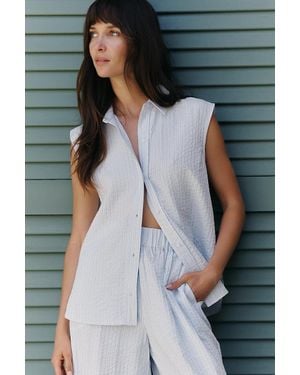 Sundays Ambrose Shirt Top - Gray