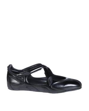 The Attico Floor01 Ballerina Flat - Blue