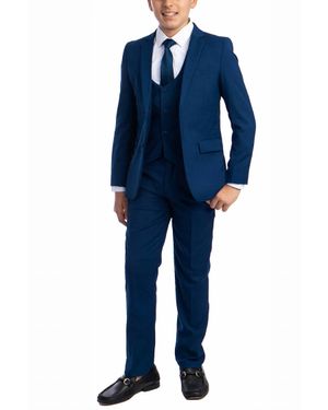 Perry Ellis St Peter 5-Piece Suit Set - Blue