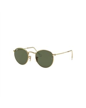 Ray-Ban 0Rb3447N Round Metal Sunglasses - Green