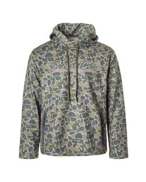 Fieldstone Kid's Backwoods Script Hoodie - Gray
