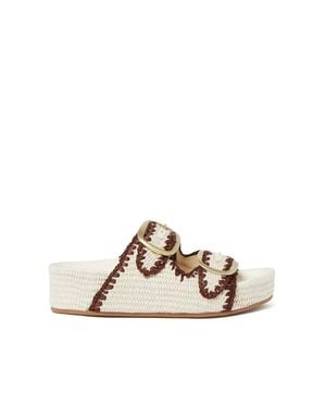 Loeffler Randall Theo Two Band Sandal - Natural