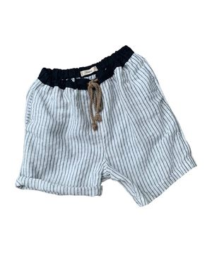 THE SALTING Linen Bloomers Short - Blue
