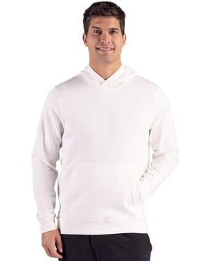 Clique Drive Recycled Pullover Hooded Sweatshirt - White