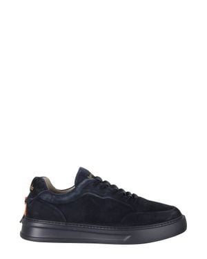 Barracuda Phoenix Low-Top Logo Suede Sneakers - Blue
