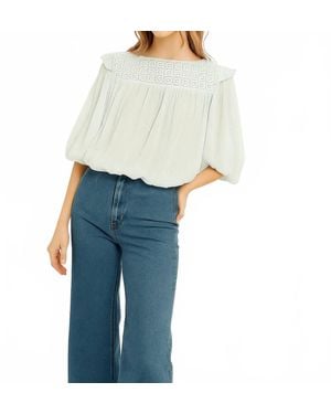 Guadalupe Ulla Blouse - Blue