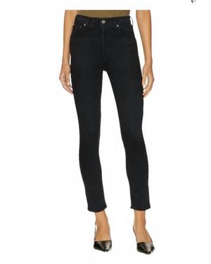 Agolde Nico High Rise Slim Fit Jean - Black