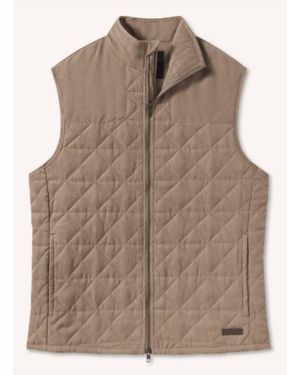 Southern Marsh Lawrence Quilted Vest - Brown