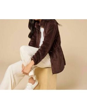 Softies Dreamplush Zip Tunic Jacket - Black