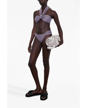 Anine Bing Naya Bikini Bottom - Purple