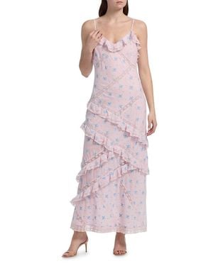 LoveShackFancy Nocelle Maxi Dress - Pink