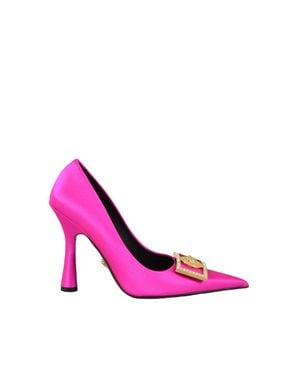 Versace Satin Pumps - Pink