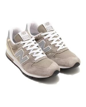 New Balance 996 U996Gr Sneakers Suede Low Top Running Shoes - Metallic