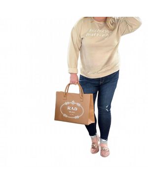 Amelia K. Luxe Mimosa Morning Sweatshirt - Blue