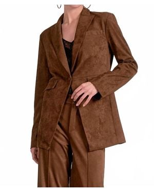 Elan Gia Blazer - Brown