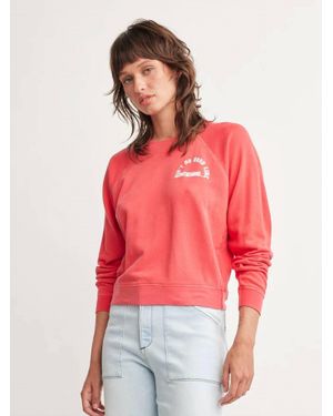 Self Contrast Mackinley Sweatshirt - Red
