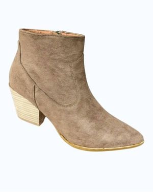 BEAST FASHION Leo Booties - Brown