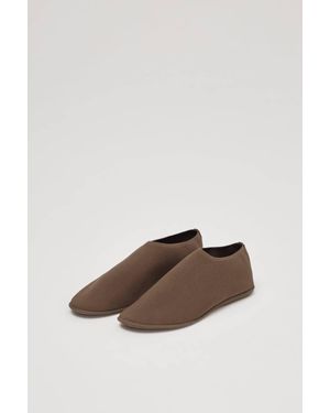 Softromaine Soft Flat Slipper Shoes - Brown