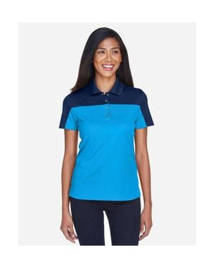 CORE365 Balance Colorblock Performance Piqu Polo - Blue
