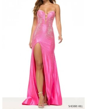 strapless open back dress Light Pink Lace Mesh Overlay Maternity Maxi Dress – The Prissy Pelican main image 0