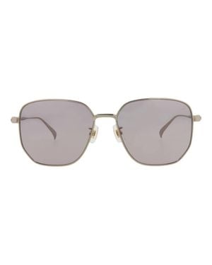 dunhill Square-Frame Titanium Sunglasses - Gray