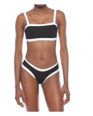 Maxine Vlad Crop Top & Apollo Bottom Set - Blue