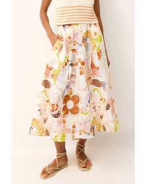 Marie Oliver Sasha Travertine Skirt - Multicolor