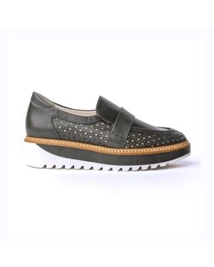 REV SHOES Carolyn Luxury Loafers - Gray