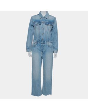 GRLFRND Denim Sloane Jumpsuit - Blue