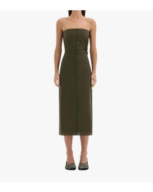 SIR. Sorel Strapless Midi Dress - Green