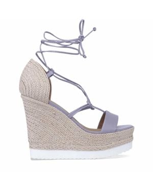 Carrano Mia Wedge Sandal - Gray