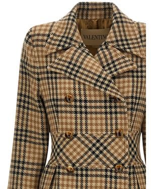 Valentino Garavani Virgin Wool Coat - Brown