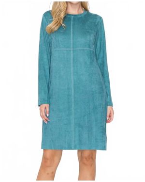 Joh Aurora Round-Neck Dress With Pockets - Blue