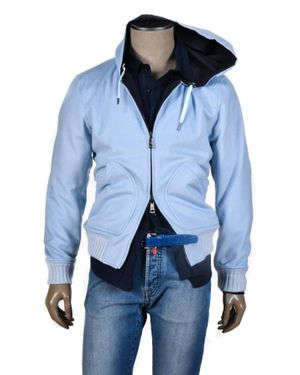 Kiton Kired By Barwa Cashmere Reversible Jacket - Blue