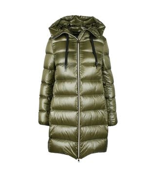 ANNIE PARIS Long Puffer Jacket - Green