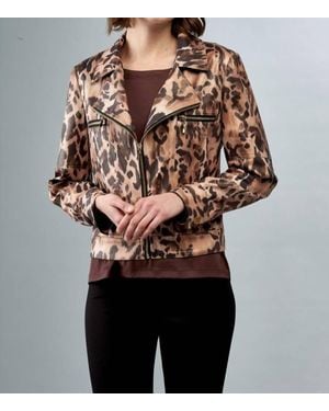 Insight Print Metallic Jacket - Black