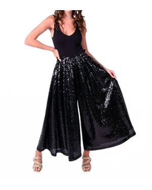 Emily Mccarthy Palazzo Pant - Black