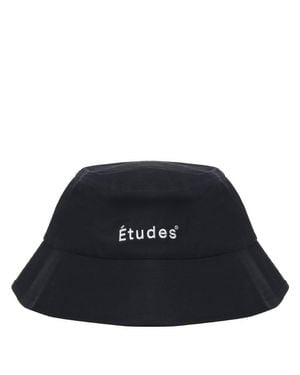 Etudes Studio Logo Embroidered Bucket Hat - Blue