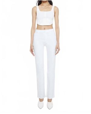 Mother The Kick It Jeans - White