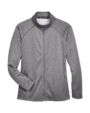 Devon & Jones Stretch Tech-Shell Compass Full-Zip Jacket - Gray