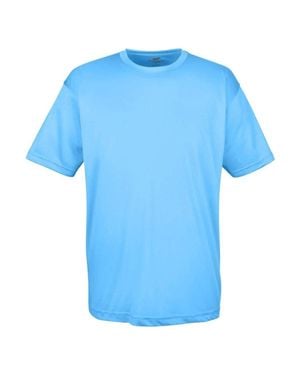 UltraClub Cool & Dry Sport Performance Interlock T-Shirt - Blue