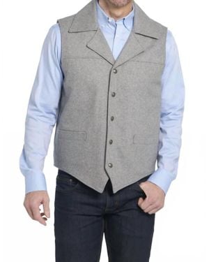 Cripple Creek Melton Vest - Blue