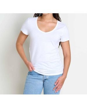 Toad & Co. Marley Ii Short Sleeve Tee - White