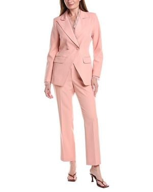 Pascale La Mode 2Pc Jacket & Pant Suit - Pink