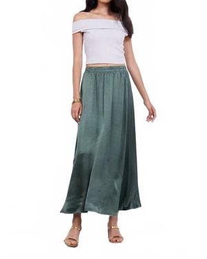 Lamade Silky Volume Skirt - Green