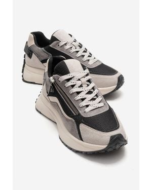 Prologue Shoes Rocca Zip Sneaker - Gray