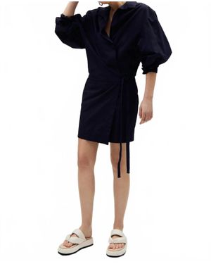 Humanoid Cilli Wrap Dress - Blue