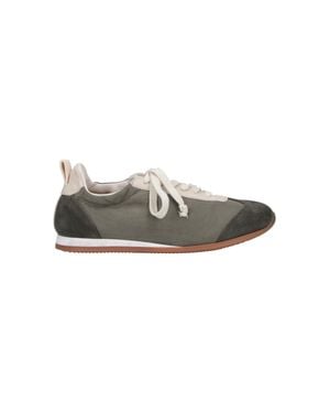 Uma Wang Rounded Toe Leather Sneakers - Gray